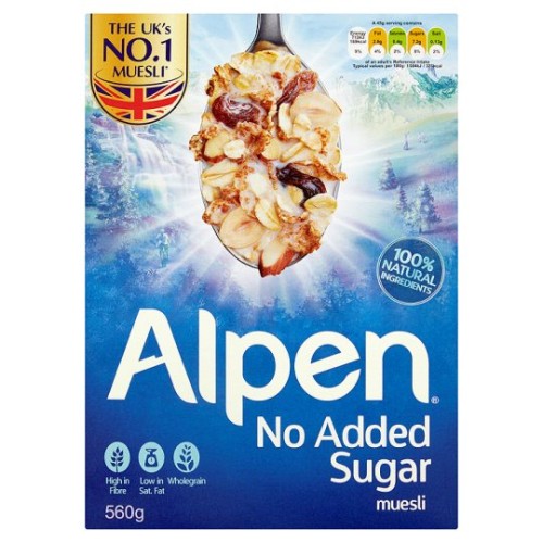 ALPEN NO ADDED SUGAR 500G