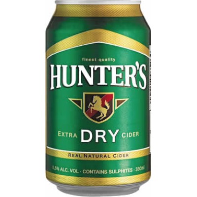 HUNTER'S REAL CIDER DRY 330ML